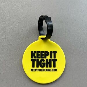 Cute Nike Yellow Luggage Tag